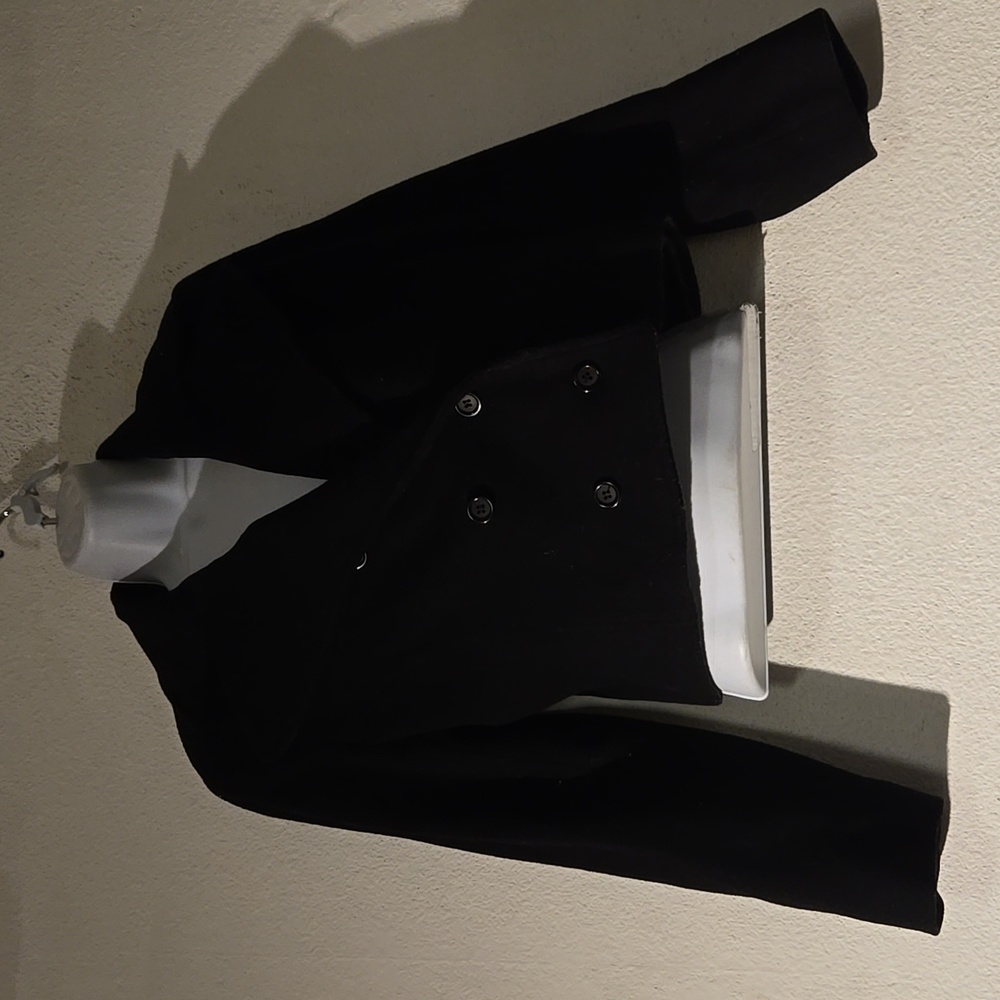 c VTG. HELLAS SZ. 8 SHORT BLK JACKET MADE IN THE USA